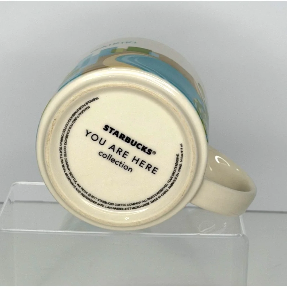 Starbucks Waikiki Hawaii You Are Here Series Collection 14oz Coffee Tea Mug Cup